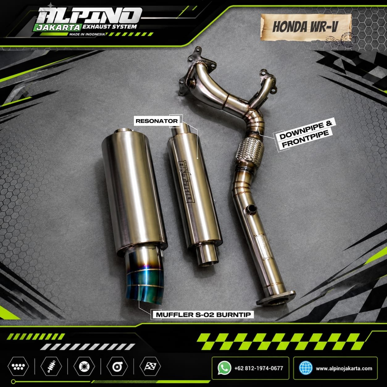 Knalpot Honda WRV